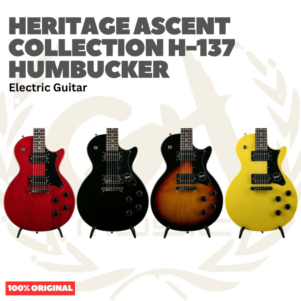 Heritage Ascent Collection H-137 Humbucker Electric Guitar - Gitar Listrik Elektrik