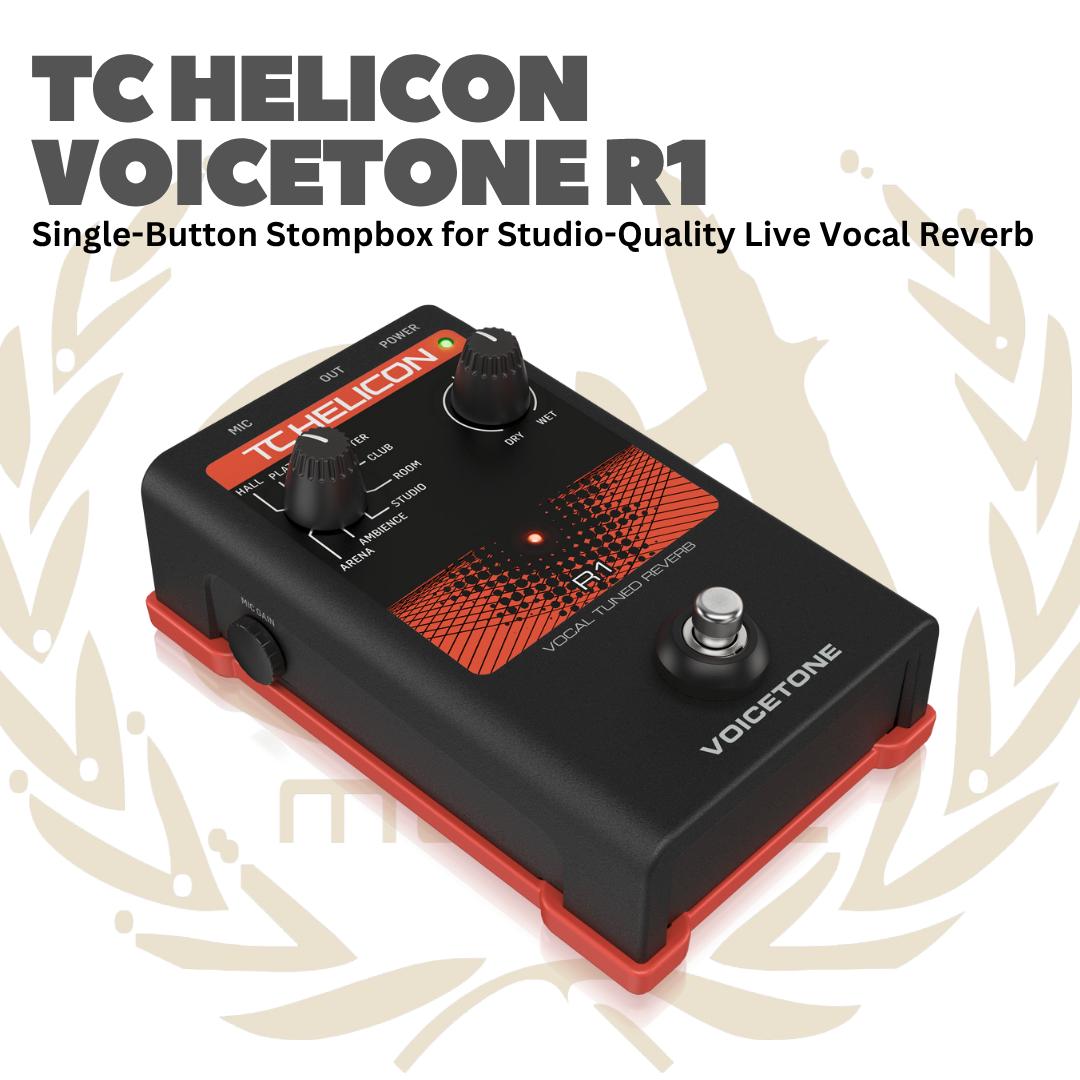 TC Helicon Voicetone R1 - R 1 Voice tone Efek Gitar Bass Pedal R-1