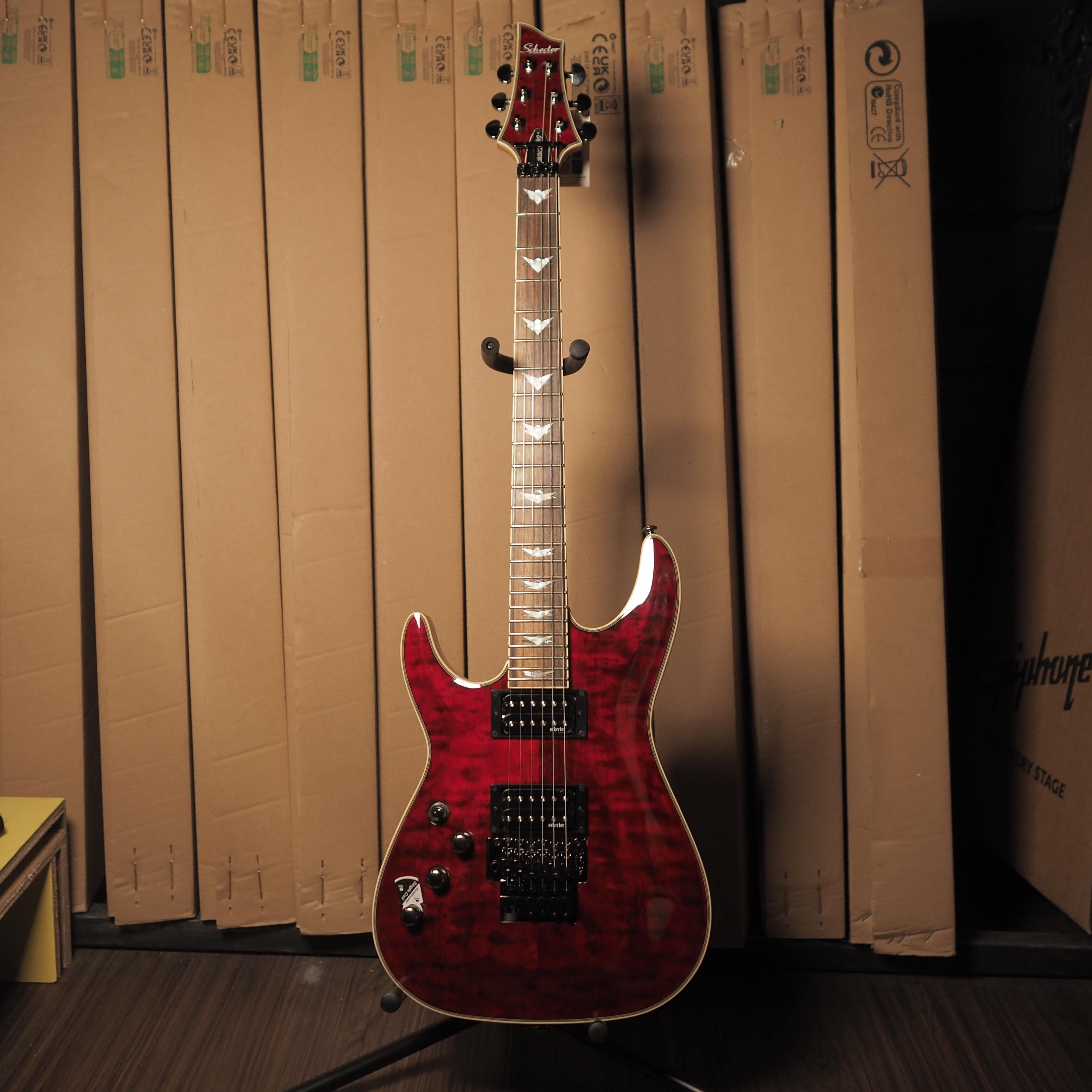 Schecter Omen Extreme 6 Floyd Rose FR Left Handed Electric Guitar | Gitar Elektrik Kidal