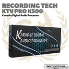 Recording Tech KTV Pro K500 Karaoke Digital Audio Processor - Mixer Karoke Original Amplifier
