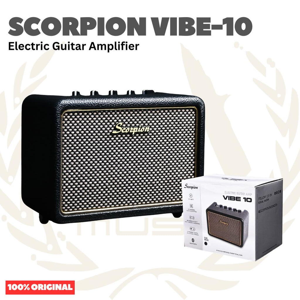 Scorpion VIBE-10 Electric Guitar Amplifier - Gitar Amplifier Portable VIBE10