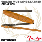 FENDER Mustang Leather Saddle Guitar Strap | Tali Gitar - STANDART