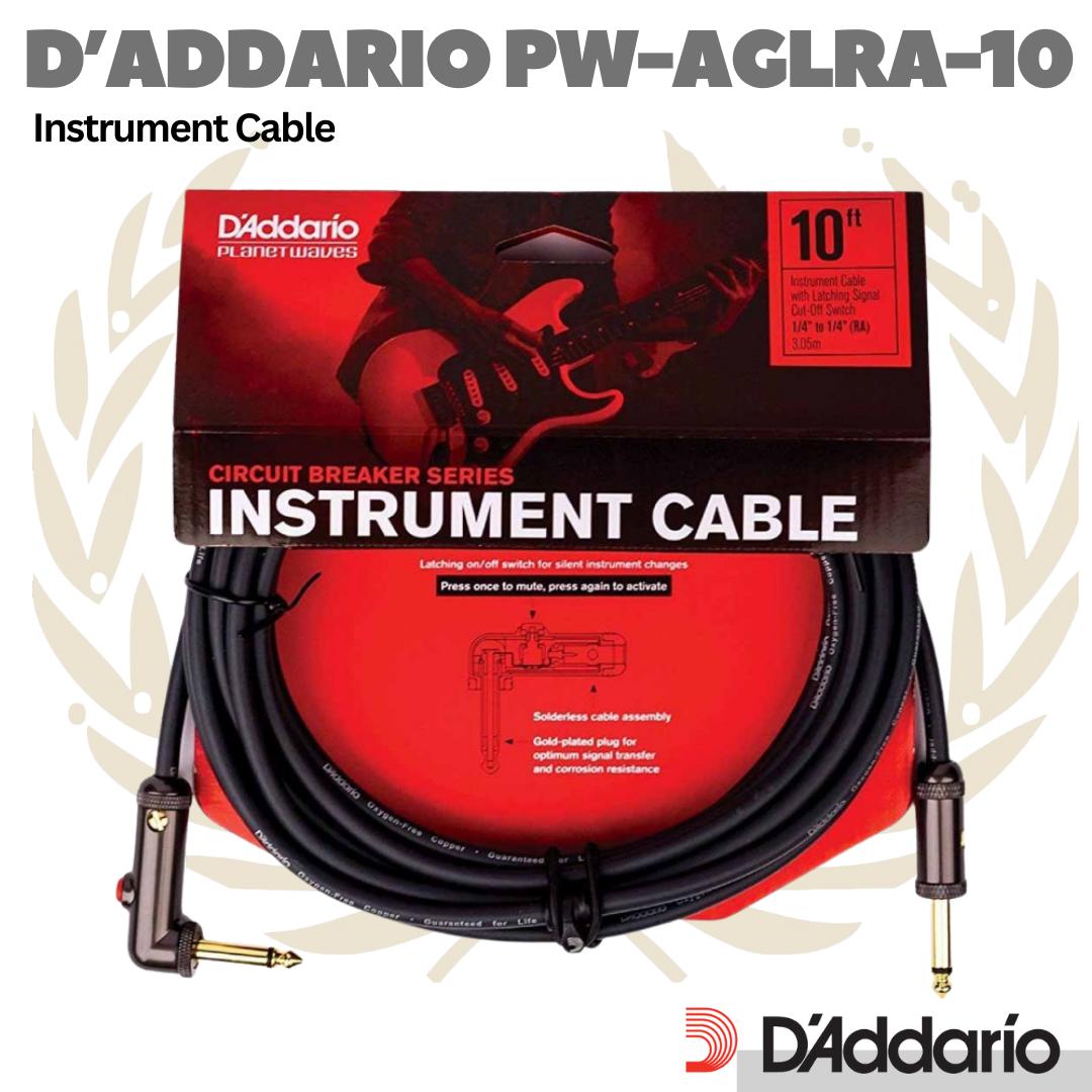 D'addario PW-AGL Circuit Breaker Instrument Cable - Kabel Instrumen
