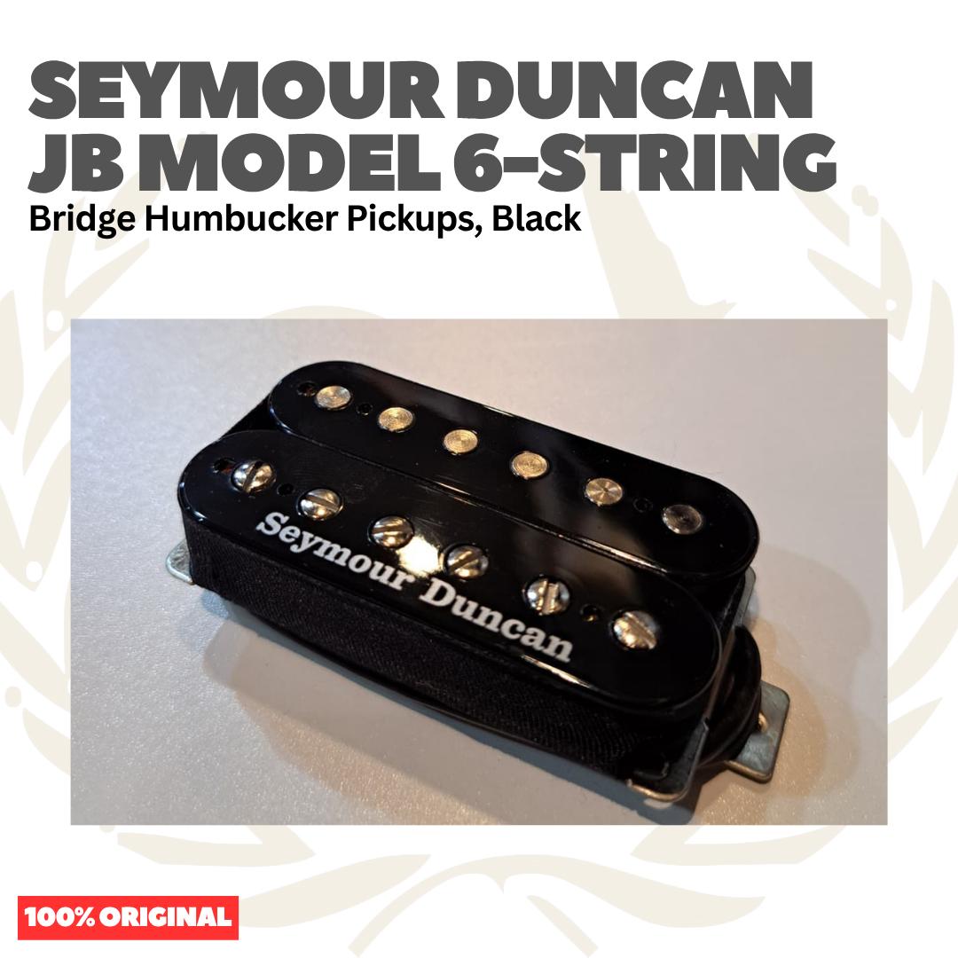 Seymour Duncan JB Model 6-String Bridge Humbucker Pickups, Black - Pickup Gitar Humbucker SH-4