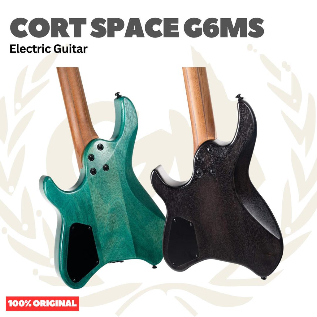 Cort Space G6MS Headless Multiscales Electric Guitar w/Bag - Gitar Listrik Elektrik