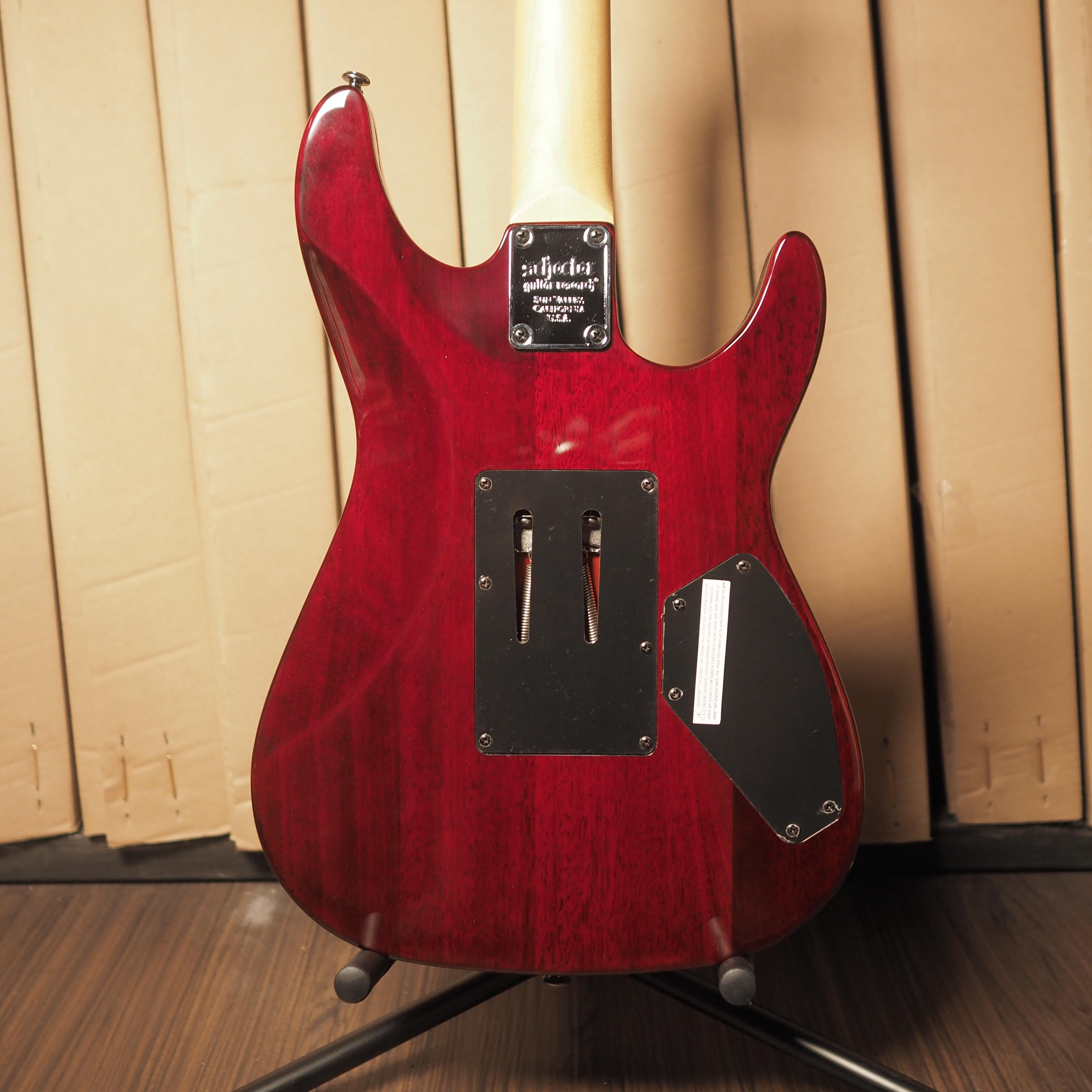 Schecter Omen Extreme 6 Floyd Rose FR Left Handed Electric Guitar | Gitar Elektrik Kidal