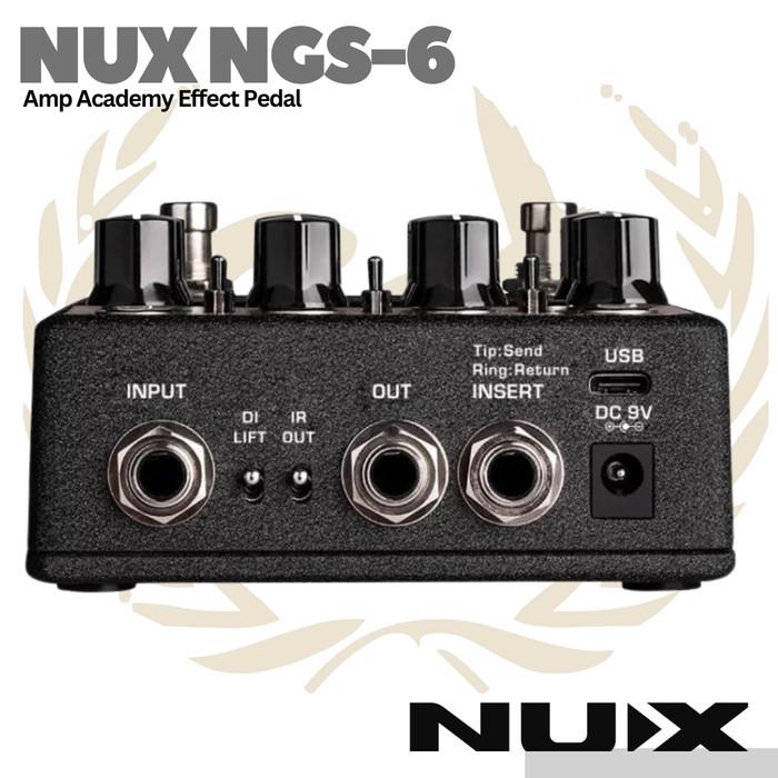 NUX Amp Academy NGS6 Amp Modeler Guitar Effect Pedal -  Efek NGS-6