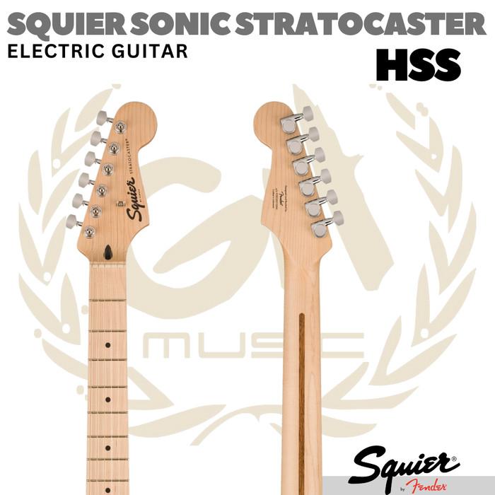 SQUIER SONIC STRATOCASTER HSS Electric Guitar | Gitar Listrik Elektrik - TAHITIAN CORAL