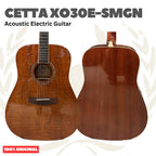 Cetta XO30E-SMGN Acoustic Electric Guitar - Gitar Akustik Elektrik dengan Preamp XO-30E-SMGN
