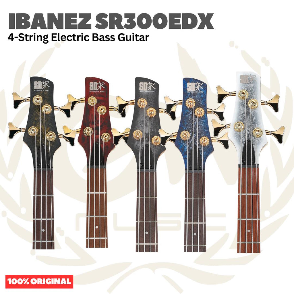Ibanez SR300EDX Electric Bass Guitar - Bass Listrik Elektrik Original Asli