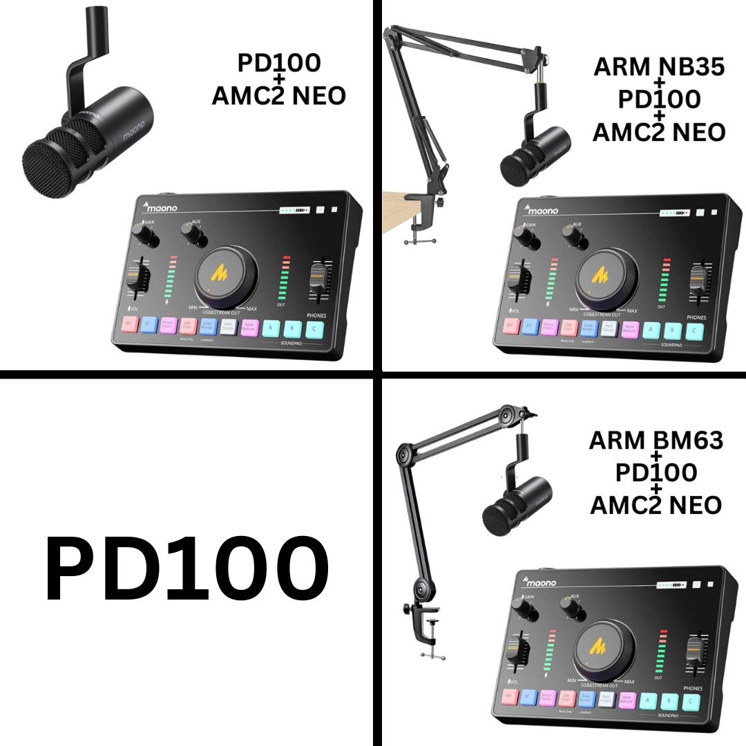 PAKET MAONO AMC2 NEO + Microphone | Gaming Live Streaming Soundcard