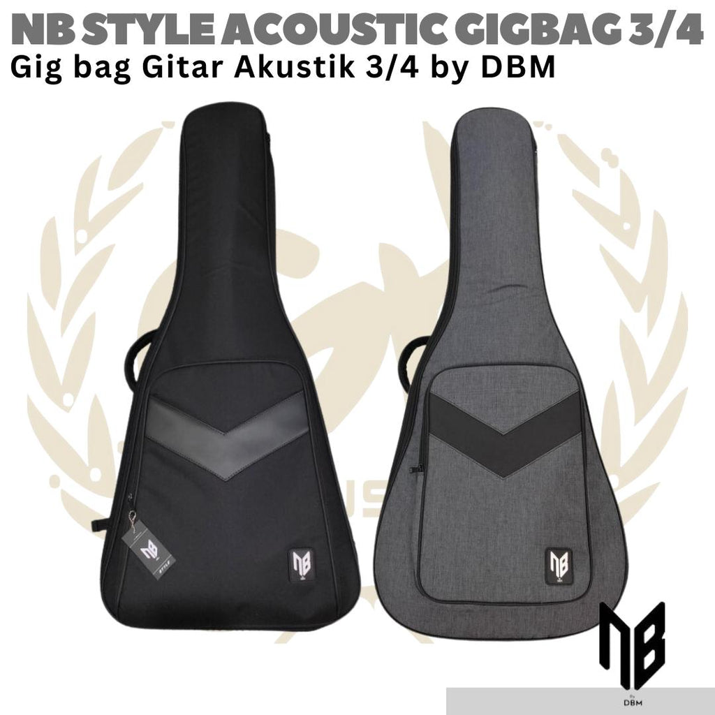 NB STYLE by DBM Acoustic Guitar Gigbag 3/4 Size | Tas Gitar Akustik