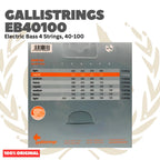 GALLISTRINGS EB40100 Electric Bass 4-Strings 40-100 - Senar Bass Listrik Elektrik Galli Strings Original Asli