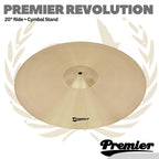 Premier Revolution 20" Ride Cymbal and Boom Stand Expansion Pack