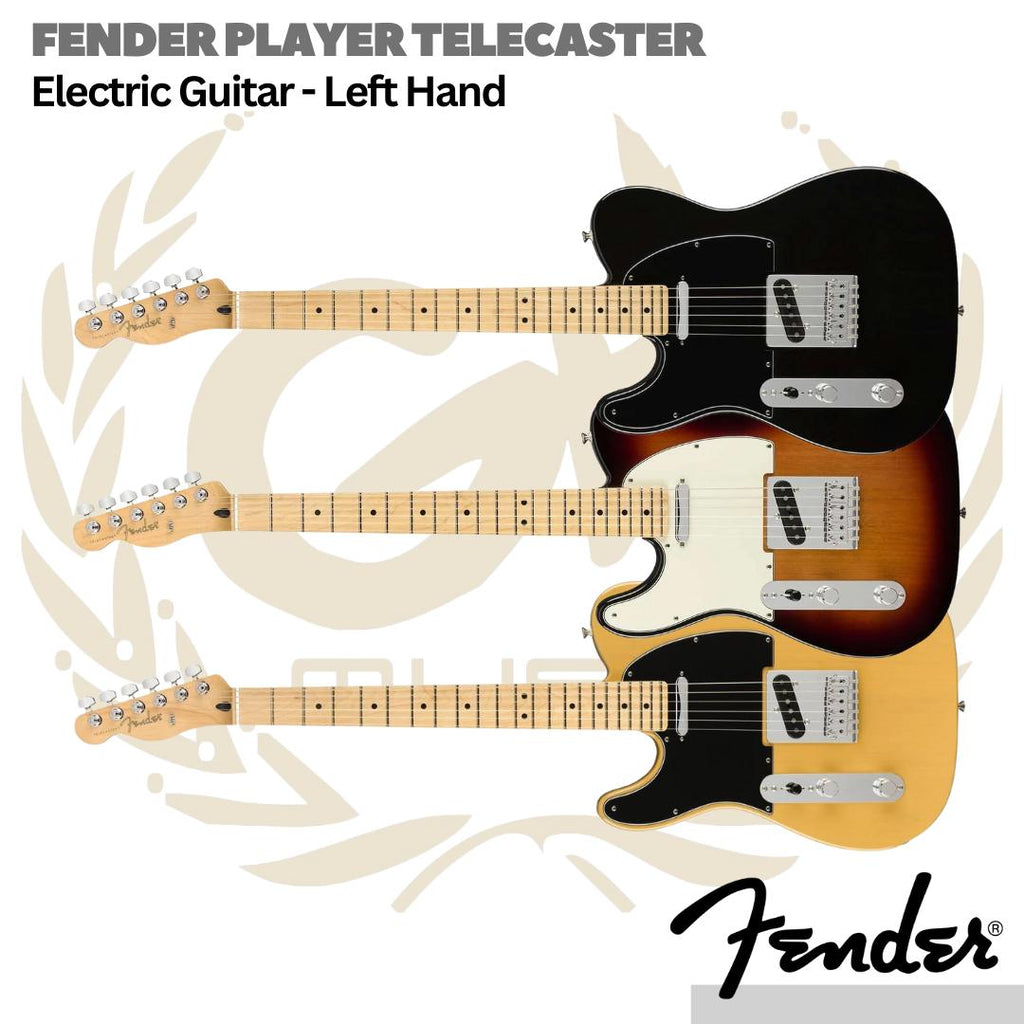 Fender Player Telecaster Left-Handed Electric Guitar, Maple FB - Kidal