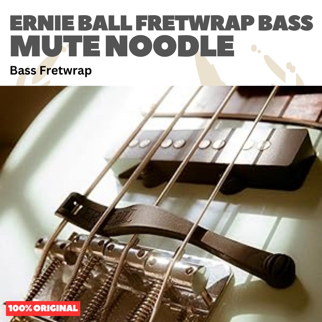 Ernie Ball Fretwrap Bass Mute Noodle - Bass Gitar Dampener Peredam Senar