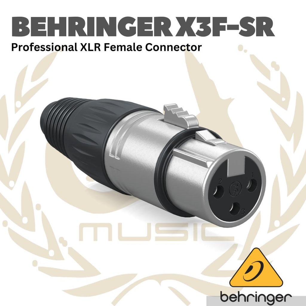 Behringer X3F Professional XLR Female Connector - Jack XLR Female 3 Pin X3-F