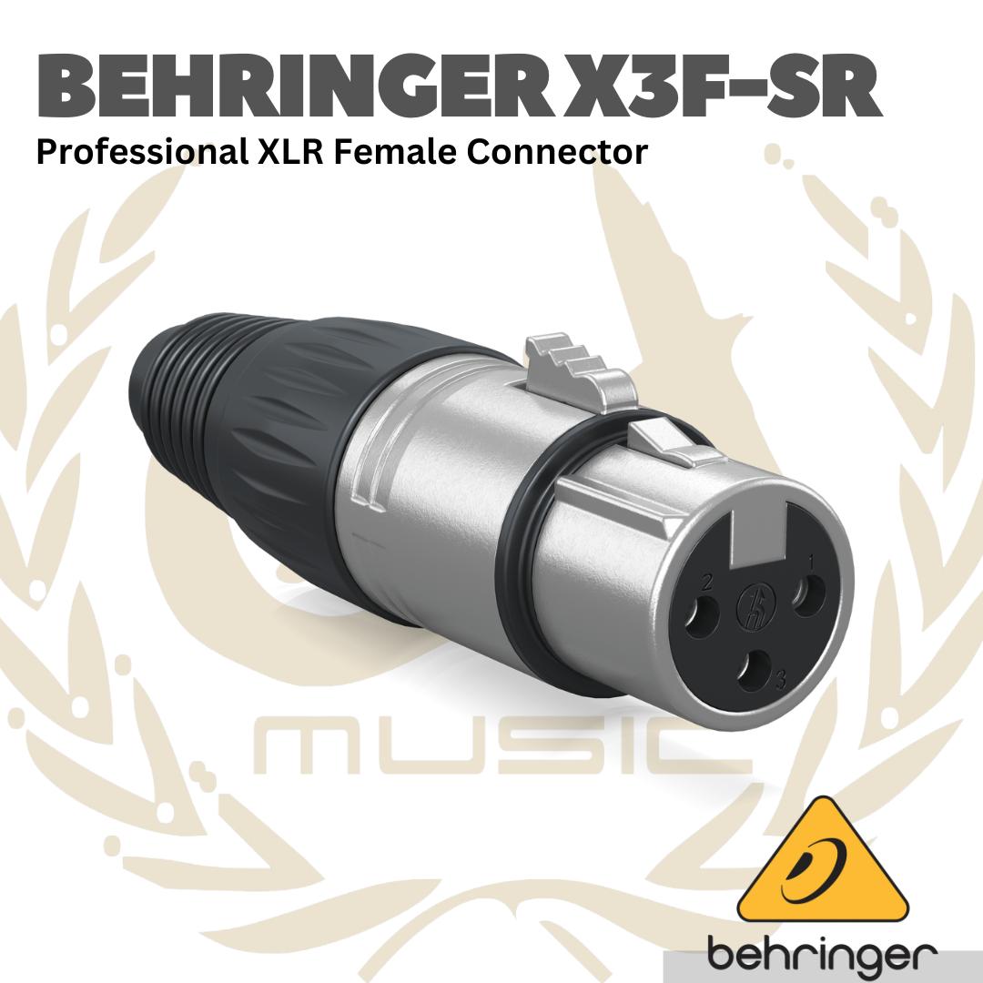 Behringer X3F Professional XLR Female Connector - Jack XLR Female 3 Pin X3-F