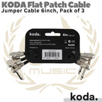 KODA Flat Patch Cable 6 inch | Kabel Jack Jumper Gitar L isi 3