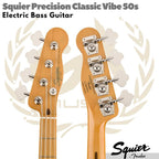 SQUIER PRECISION Classic Vibe 50s Electric Bass Guitar | Elektrik Listrik