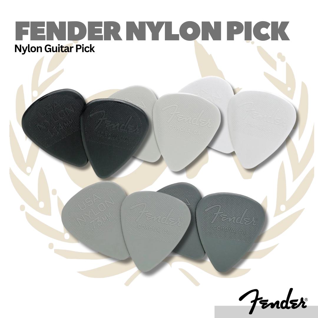Fender Nylon Guitar Picks, 351 Shape 12-Pack - Pick Gitar Bass