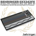 BEHRINGER EURODESK SX3242FX 32 Input 4 Bus Studio Live Audio Mixer