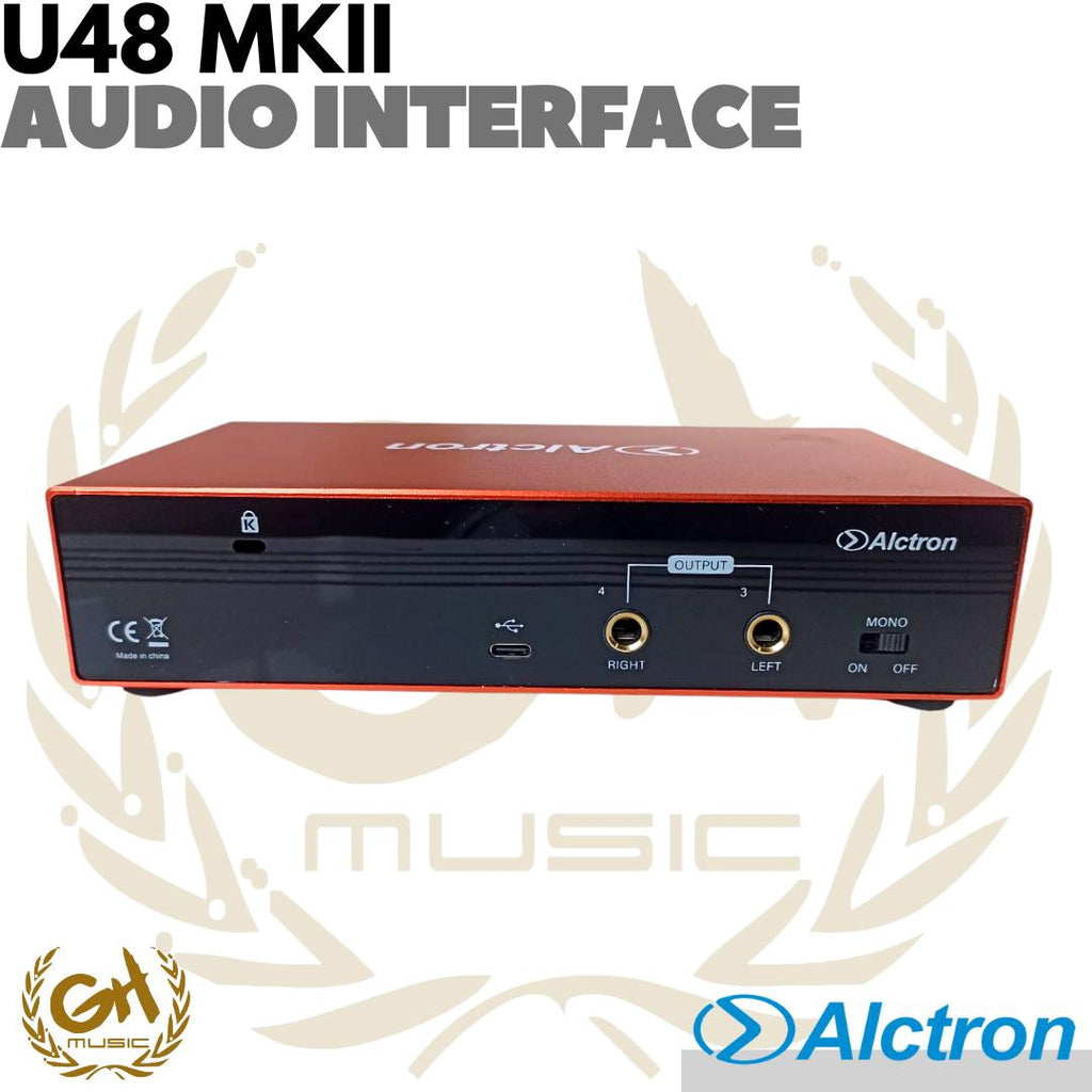 ALCTRON U48MKII AUDIO INTERFACE, SOUNDCARD ALCTRON U48 MK2