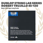 Dunlop STRING LAB SERIES RTT45130T ROBERT TRUJILLO TAPERED BASS STRINGS 45-130