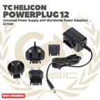 TC Helicon Powerplug 12 Universal Power Supply with Worldwide Power Adaptors 12 Volt - Adaptor untuk Efek Alat Musik Original Asli