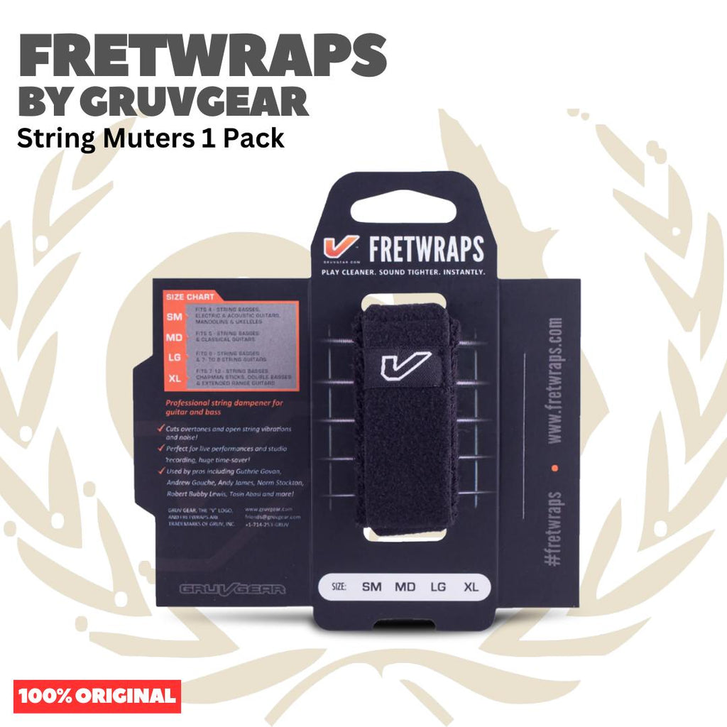 Fretwraps By Gruvgear String Muters 1 Pack - String Muter | FW-1PK-LG