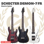 SCHECTER DEMON-7 FR 7 Strings Electric Guitar | Gitar Tremolo Up down