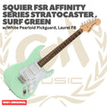 SQUIER FSR Affinity Series Stratocaster w/Pearloid Pickguard Electric Guitar - Gitar Listrik Elektrik Original Asli