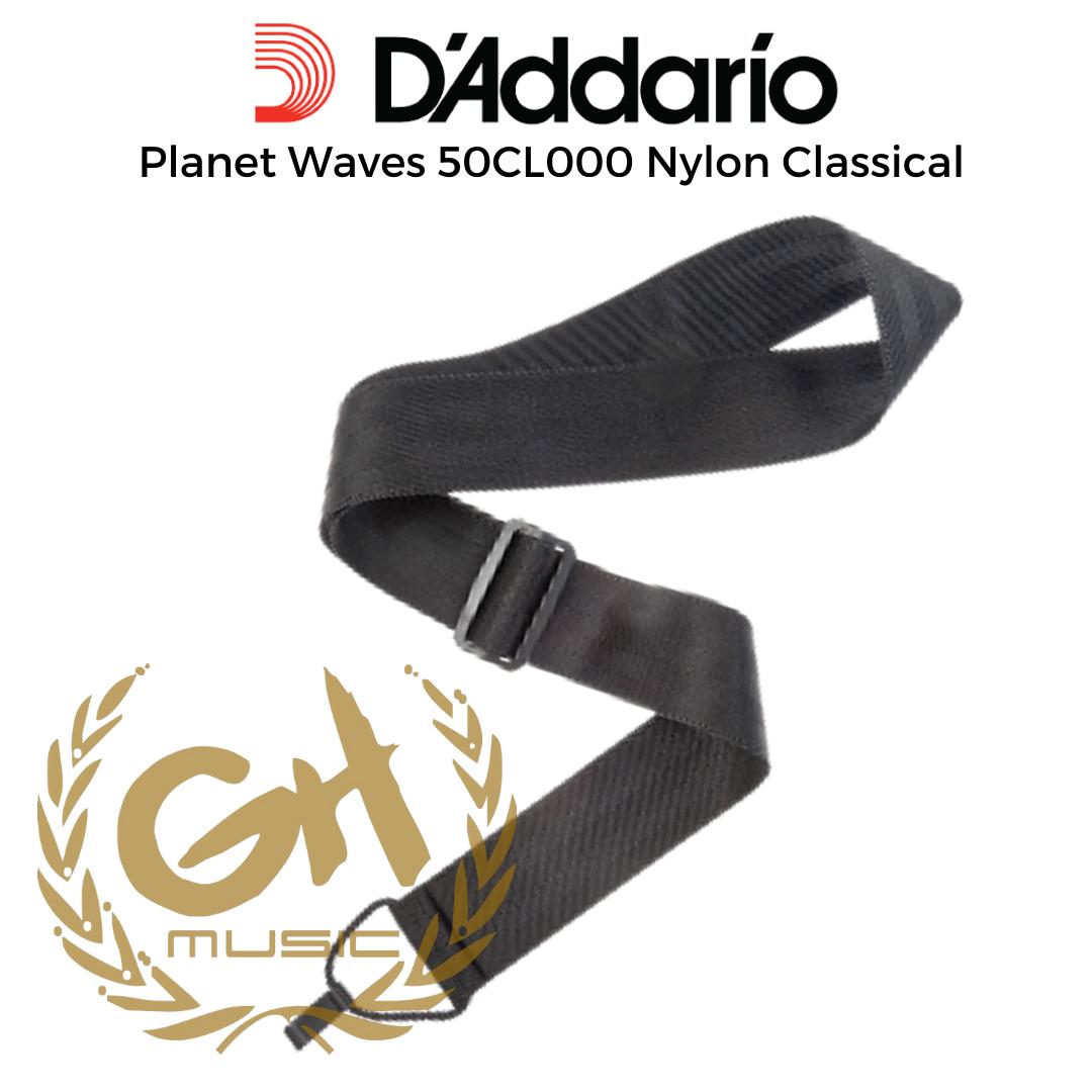 D'Addario Planet Waves 50CL000 Nylon Classical Guitar Strap - Black