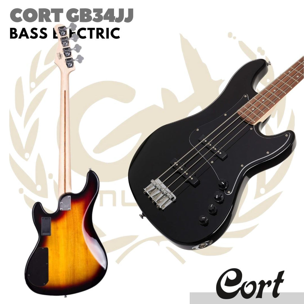 CORT GB34JJ Bass Electric Guitar | Bas Listrik Elektrik
