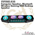 FIFINE A16 Computer Speaker, Bluetooth Wireless Gaming RGB Desktop