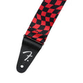 Fender Wavy Checkerboard Polyester Guitar Strap - Strep Gitar