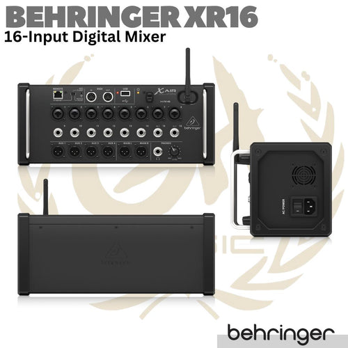 BEHRINGER X AIR XR16 - 16 Input Digital Mixer w/ Midas Preamps | XR 16