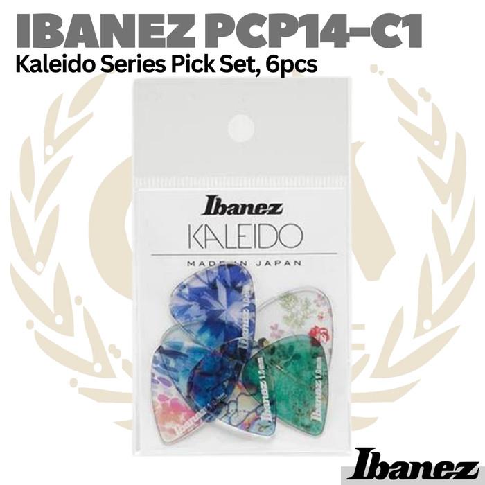 IBANEZ PCP14-C1 Kaleido Series Guitar Pick Set, 6pcs | Pik Gitar Bass