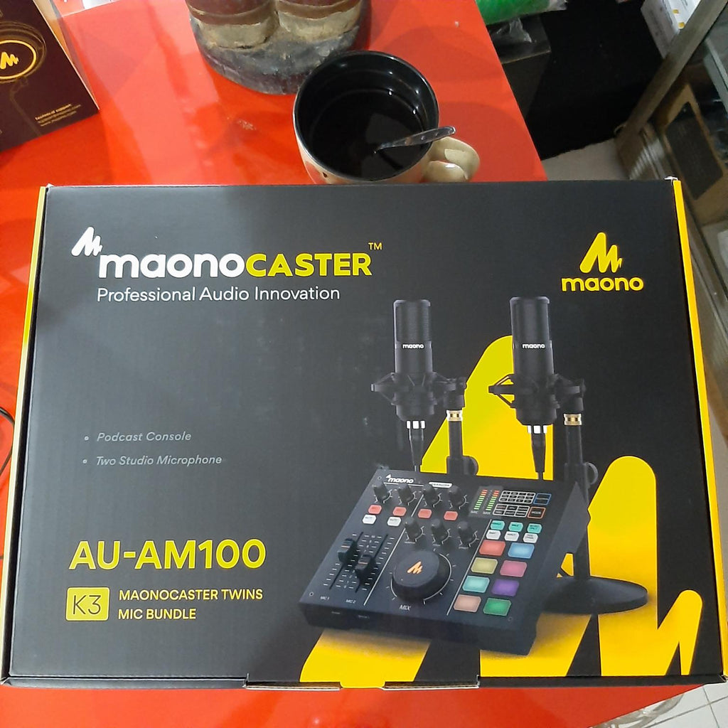 MAONOCASTER AM100 K3 TWIN BUNDLE PODCAST STUDIO PLUS HEADPHONE MH601