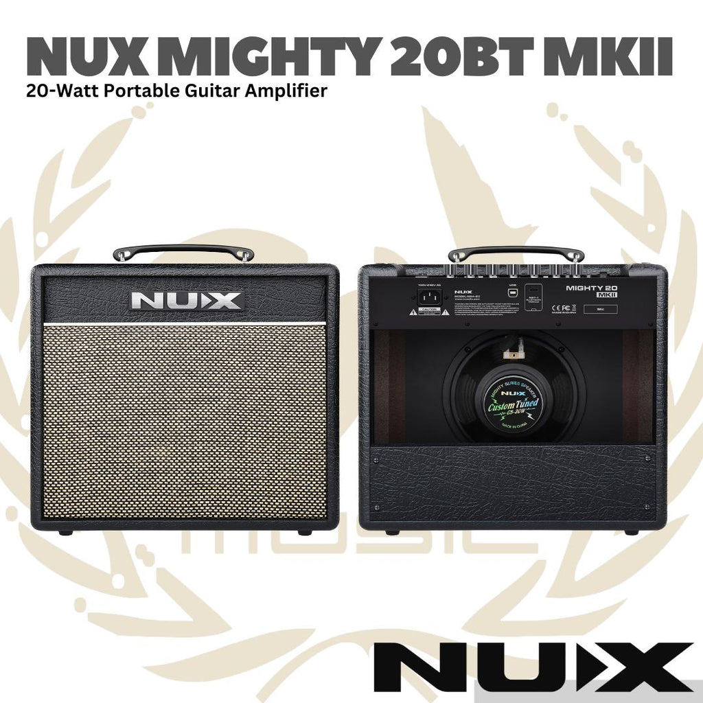 Nux Mighty 20BT MKI & MKII 20W Modeling Guitar Amplifier - Ampli Gitar