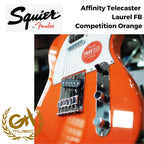 Squier Afinity Telecaster Electric Guitar Laurel FB Competition Orange