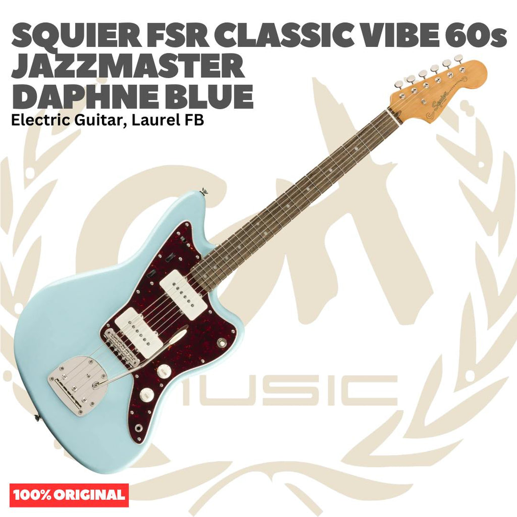 Squier FSR Classic Vibe 60s Jazzmaster Electric Guitar - Gitar Listrik Elektrik Original Asli