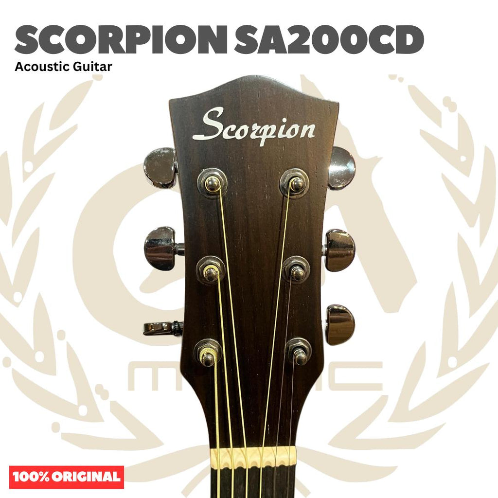 Scorpion SA200CD Acoustic Guitar - Gitar Akustik SA 200 CD Original Asli