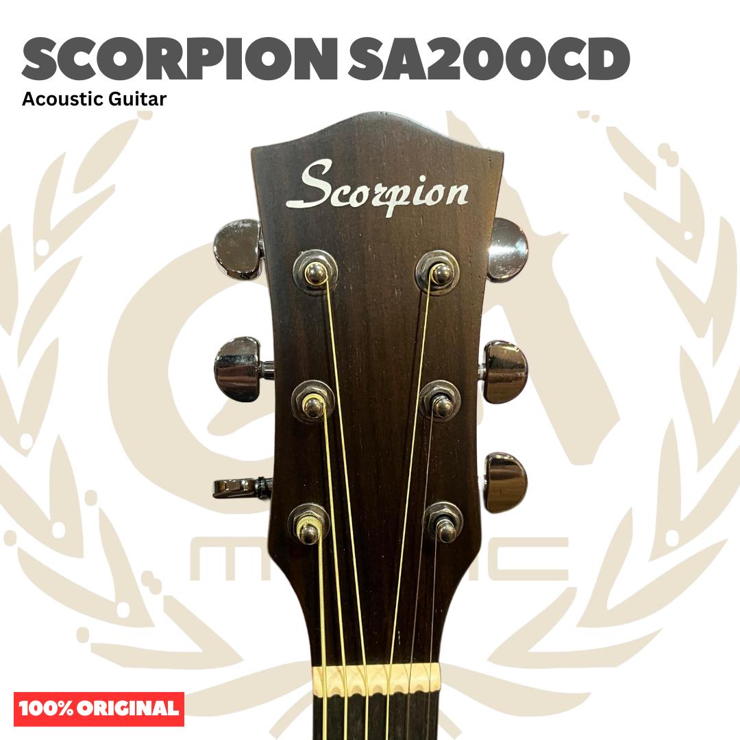 Scorpion SA200CD Acoustic Guitar - Gitar Akustik SA 200 CD Original Asli