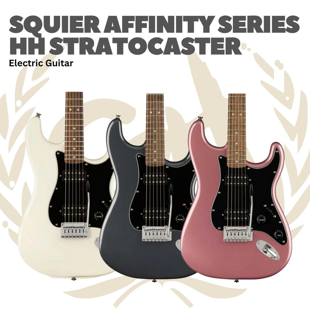SQUIER AFFINITY SERIES HH STRATOCASTER ELECTRIC GUITAR - GITAR LISTRIK ELEKTRIK ORIGINAL