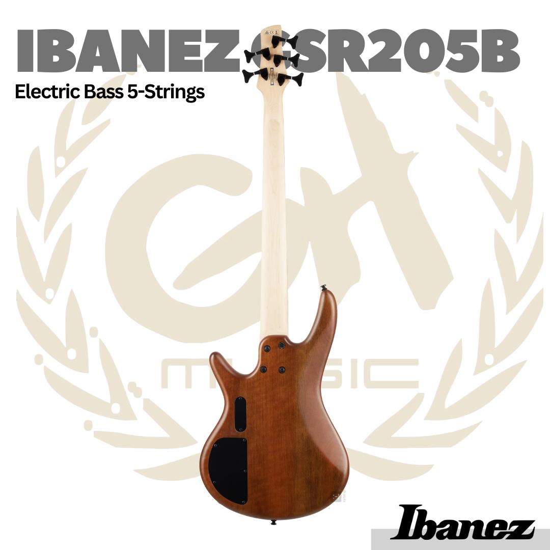Ibanez GSR205B-WNF 5-String Electric Bass Guitar - Bass Elektrik 5 Senar