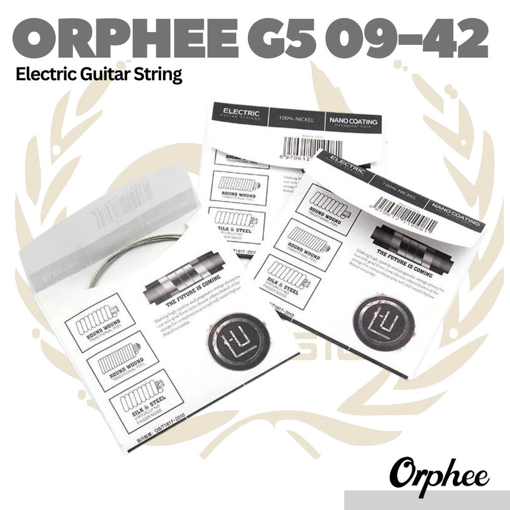 Orphee G5 Electric Guitar String 09-42 - Senar Gitar Elektrik