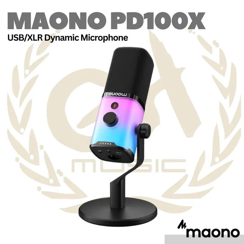 MAONO PD100X USB/XLR Dynamic Microphone - Mic PD-100X Podcast Gaming Streaming