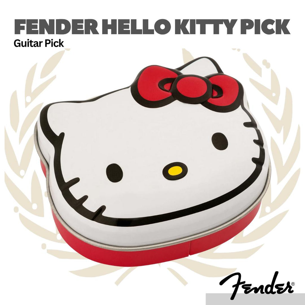 Fender Hello Kitty Guitar Pick Tin 18-Pack - Pick Gitar