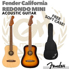 Fender California Redondo Mini Guitar Free Softcase | Gitar Akustik